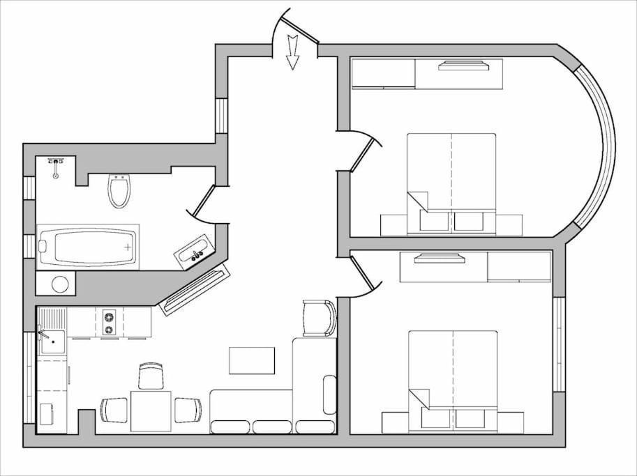 High Tech - Luxurious Apartment Sofia Buitenkant foto